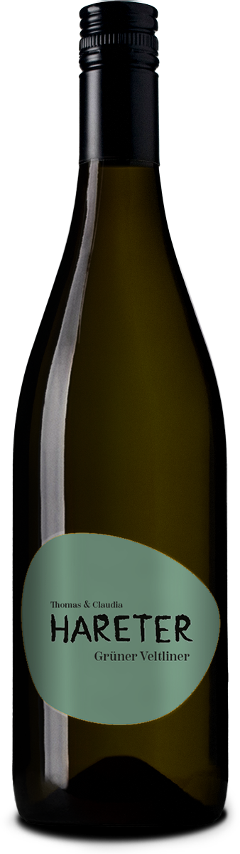 Grüner Veltliner Demeter Wein vom Weingut Hareter aus Weiden am See im Burgenland.